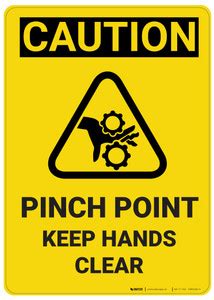 Pinch Point Signs + Nip Point Signs | Creative Safety Supply