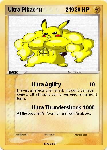 Pokémon Ultra Pikachu 219 219 - Ultra Agility - My Pokemon Card