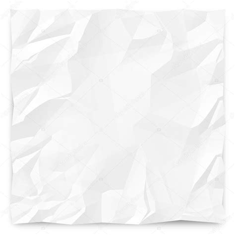 Page of White Crinkled Paper Background — Stock Photo © iqoncept #7653465