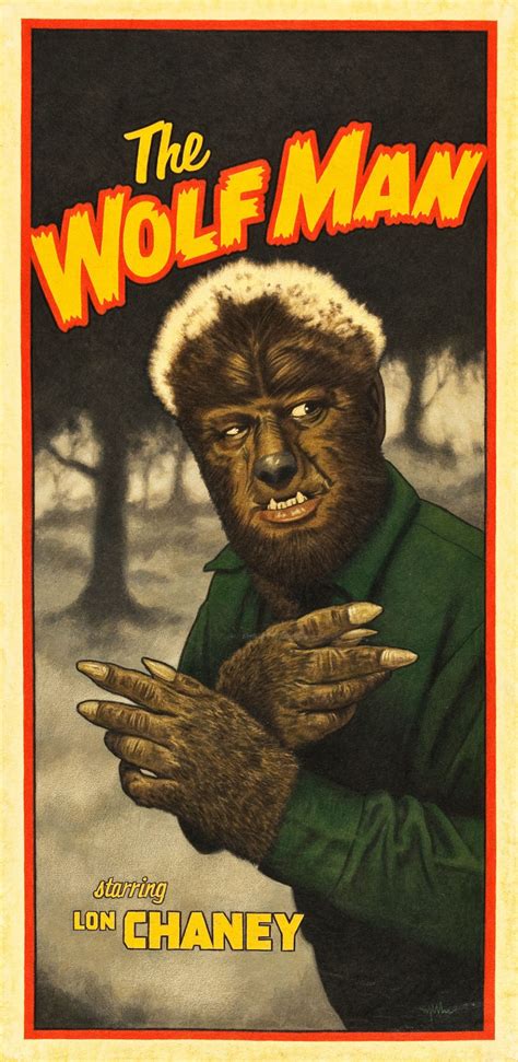 Wolfman reproduction poster print | Etsy