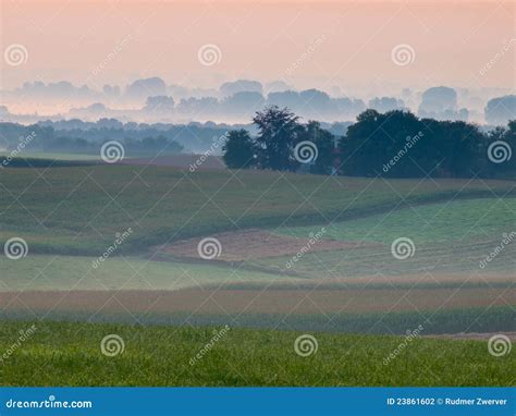 Silhouetted landscape stock photo. Image of dawn, dutch - 23861602