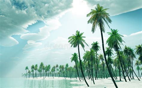 Dream island stock illustration. Illustration of background - 5699800