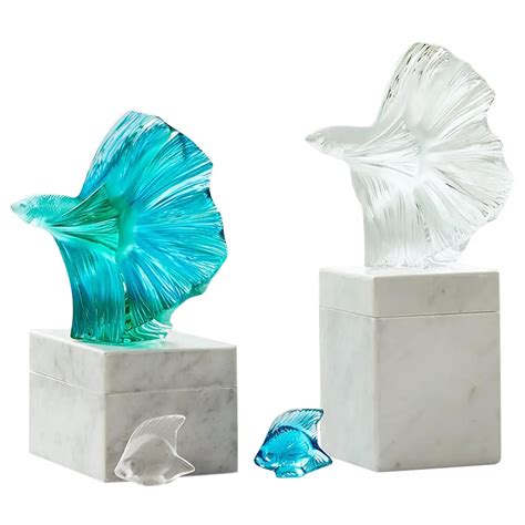 Lalique Fighting Fish Small Sculpture | Аstieks Online Store