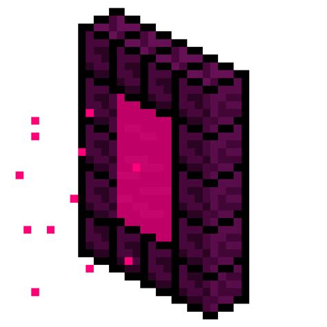 Nether Portal Pixel Art For Pixel Art Contest Minecra - vrogue.co