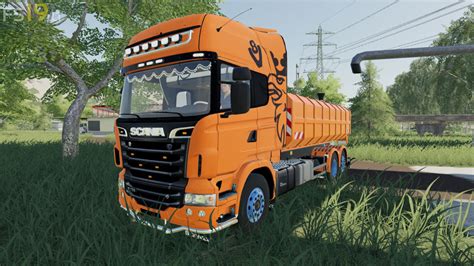 Scania R730 HKL v 1.0.0.4 - FS19 mods / Farming Simulator 19 mods