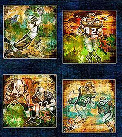 Sports Fabric Football Fabric Gridiron Panel. Gridiron Football Collection by Quilting Treasures ...