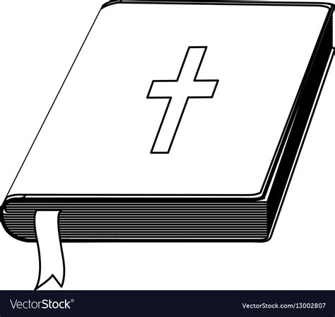 Holy bible book Royalty Free Vector Image - VectorStock