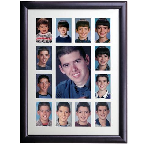 Excello Global Products Collage Picture Frame - School Years Photo ...