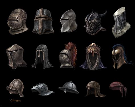 ArtStation - Medieval Helmets