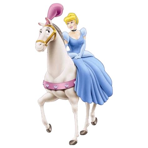 Cinderella on her horse by DracoAwesomeness on DeviantArt