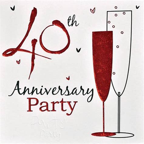 10 Great 40th Wedding Anniversary Gift Ideas