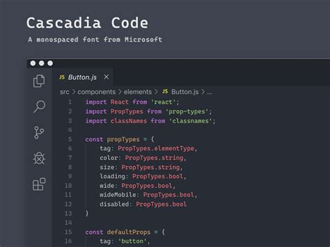 Cascadia Code: Monospaced Font by Microsoft