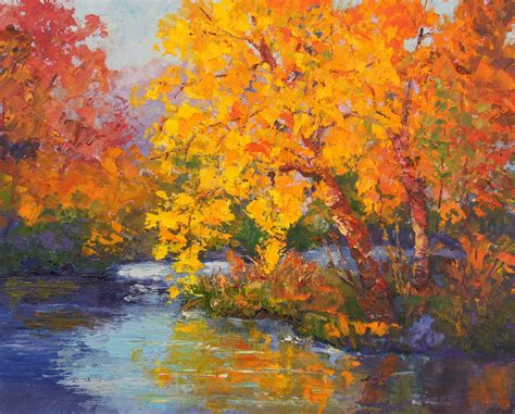 Palette Knife Painters, International: Impressionist Autumn Painting ...