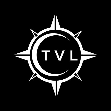 TVL abstract technology logo design on Black background. TVL creative initials letter logo ...