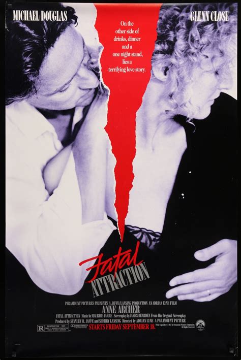 Fatal Attraction (1987) Original Half-Subway Movie Poster - Original Film Art - Vintage Movie ...