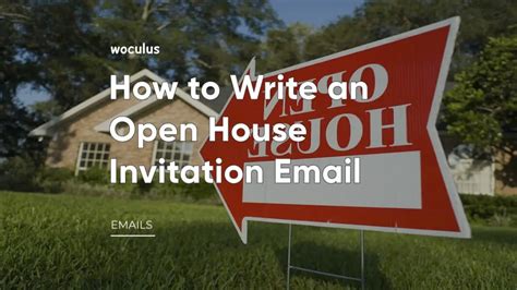 How to Write an Open House Invitation Email: Examples Included