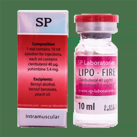 Buy Injectable Fat-burner SP Labs Lipo Fire 10ML