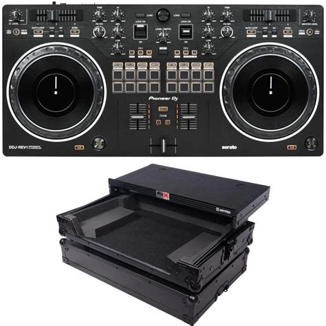 Pioneer DJ DDJ-REV1 2-deck Serato DJ Controller with Flight Case ...