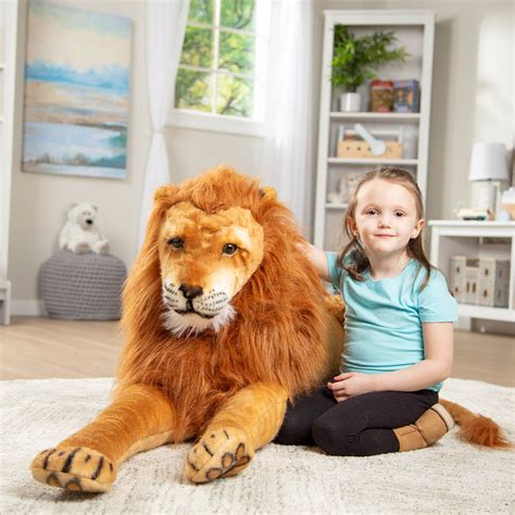 Lion Giant Stuffed Animal | Kazoo Toys