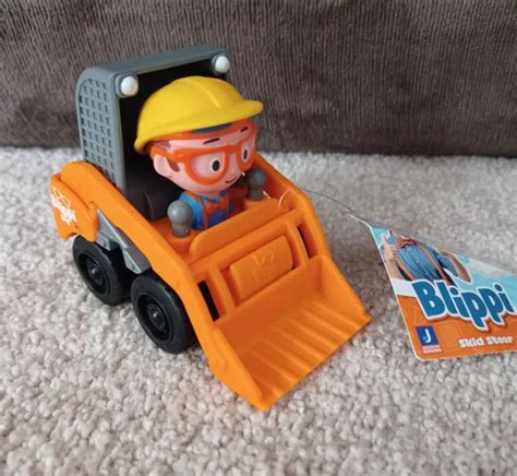 NEW BLIPPI MINI Skid Steer Digger Toy, Movable Bucket and Wheels £6.46 ...