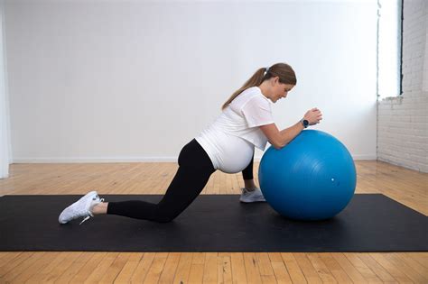 6 Pregnancy Ball Exercises (Prep for Labor) | Nourish Move Love