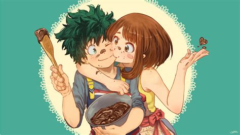 48+ my hero academia izuku midoriya x ochako uraraka - VerityTayiba