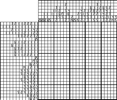 nonogram from issue 54: TBD