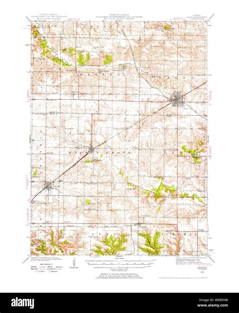 Galva illinois map Cut Out Stock Images & Pictures - Alamy