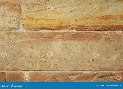 Wall Made From Sandstone Bricks As Background Royalty Free Stock Images ...