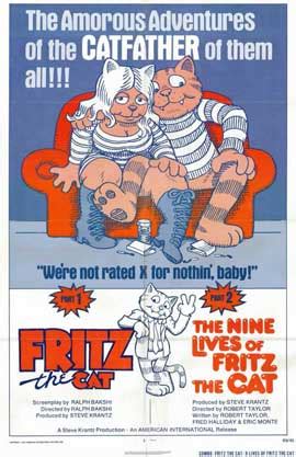 Fritz the Cat / The Nine Lives of Fritz the Cat Movie Posters From ...