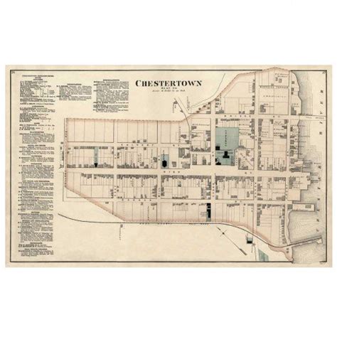 Chestertown Historic District Map, d.1877 — The Finishing Touch