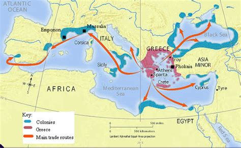 A Map of the Greek Colonies in the Mediterranean - Brought to you by ...