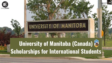 University of Manitoba Scholarships for Int'l Students