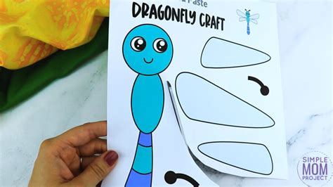 Free Printable Dragonfly Craft Template - Simple Mom Project