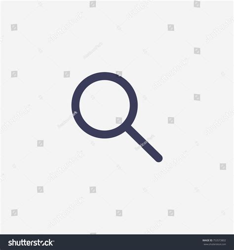 Outline Search Icon Illustration Vector Symbol Stock Vector (Royalty ...