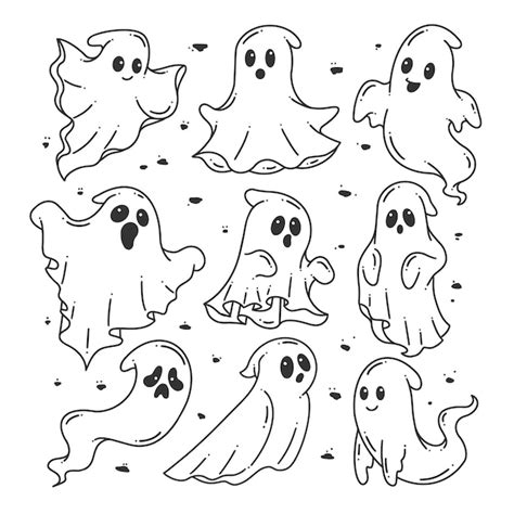 Page 5 | Halloween Ghost Set Images - Free Download on Freepik