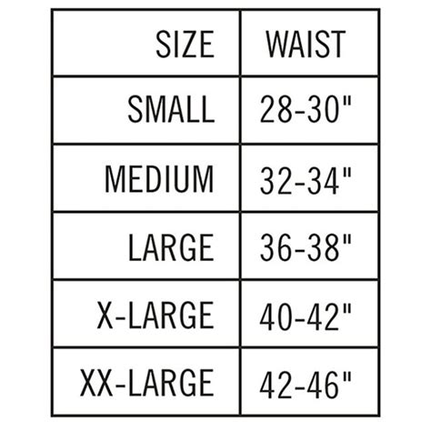 Izod Size Chart | ubicaciondepersonas.cdmx.gob.mx