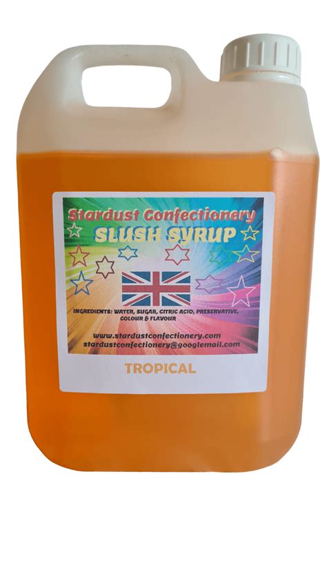 5 litre-Slush-Puppie-Syrup- Tropical-Flavour – Stardust Confectionery