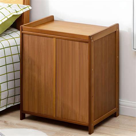 Scandinavian Style Wood Nightstand with Drawers - Small and Versatile ...