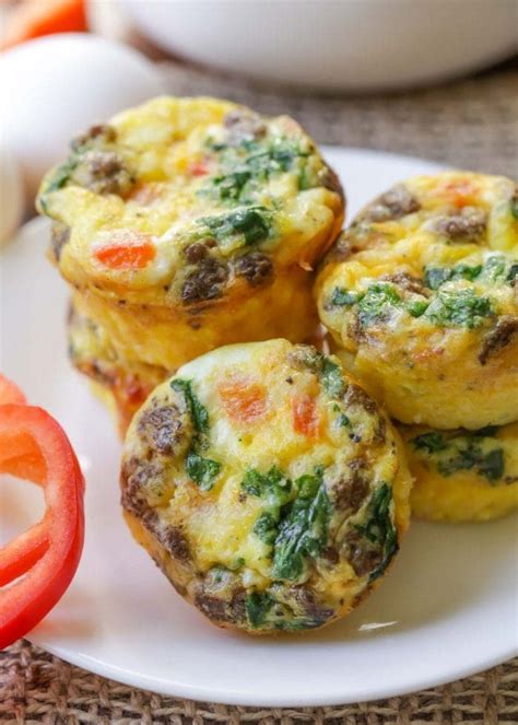 Healthy Egg Muffins Recipe - 110 Calories Each | Lil' Luna