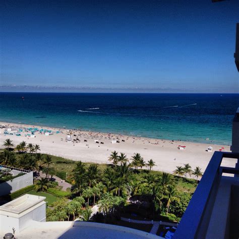 Balcony view of South Beach! | Beach, South beach, Scenery