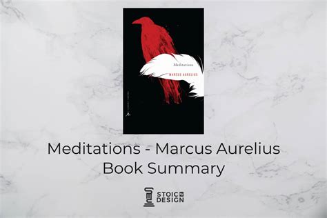 Marcus Aurelius - Meditations Book Summary + Key Themes