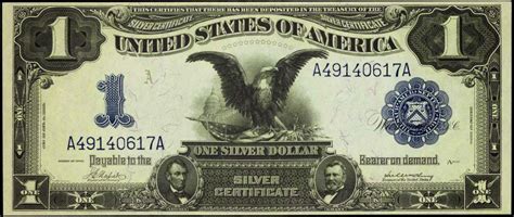 1899 One Dollar Silver Certificate Black Eagle|World Banknotes & Coins ...