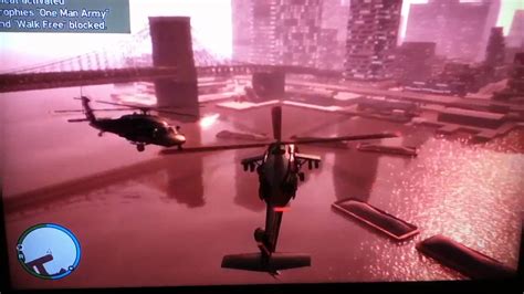 GTA IV (ps3) cheat codes on helicopter HD - YouTube