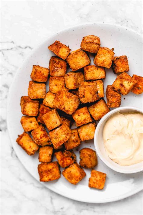 Crispy Air Fryer Tofu | How to Make Crispy Tofu in 10 Minutes