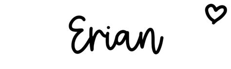 Erian - Name meaning, origin, variations and more