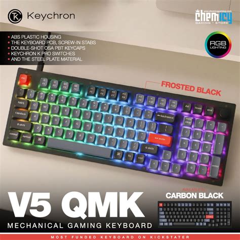 Jual Keychron V5 Hotswap RGB Backlight Mechanical Gaming Keyboard | Shopee Indonesia