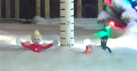 Oh, No!!! Watch Mr. Bill, Gumby And Pokey Get Buried In Blizzard Time ...