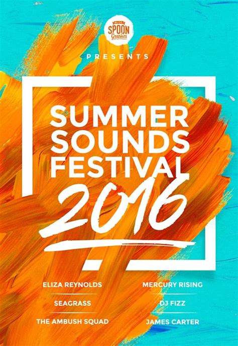 Create a Music Festival Poster Design in Photoshop | Graphic design ...