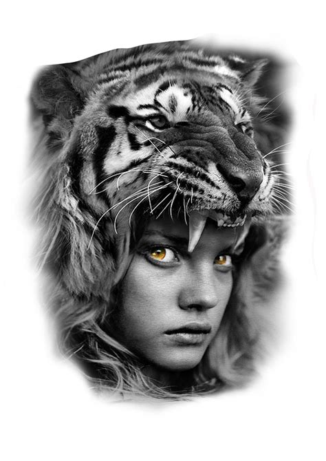 Pin by Art. Minhkiên on Hình Châu Âu | Headdress tattoo, Tiger tattoo design, Black and grey tattoos